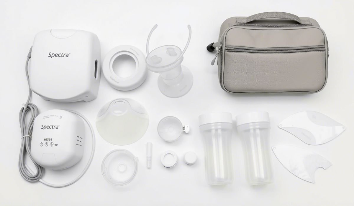 spectra breast pump parts