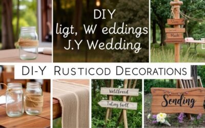 diy rustic wedding decorations