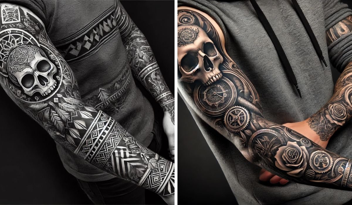 Forearm Sleeve Tattoos for Men