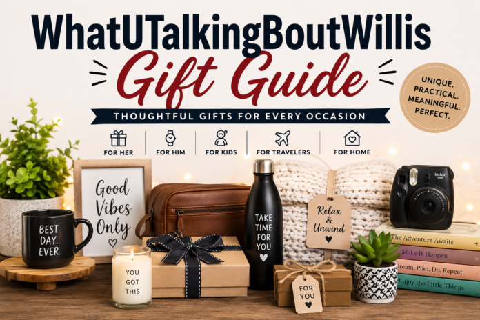 WhatUTalkingBoutWillis Gift Guide