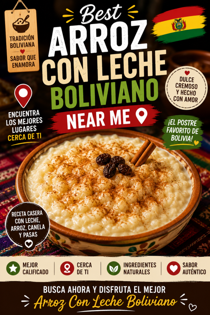 Best Arroz Con Leche Boliviano Near Me
