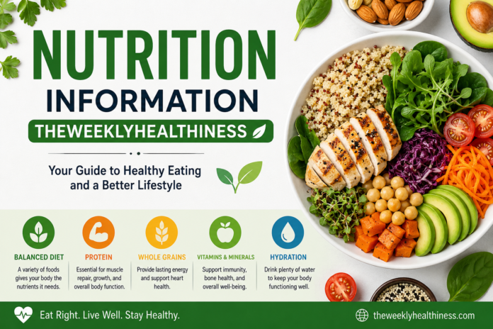 Nutrition Information TheWeeklyHealthiness