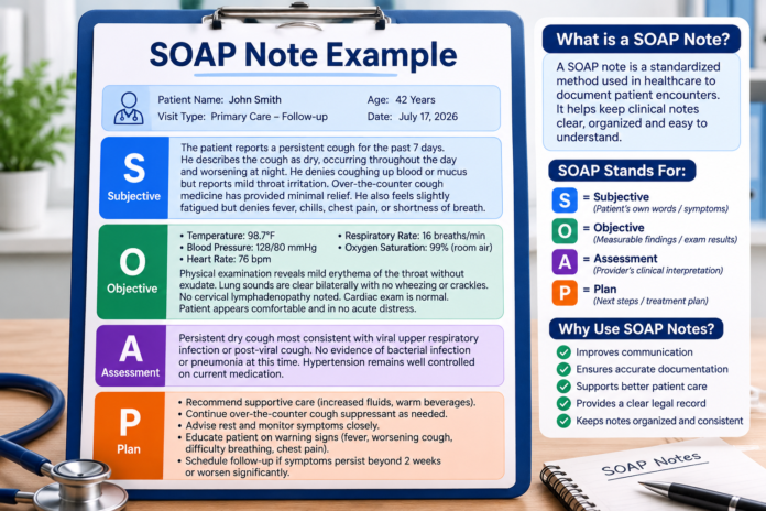 SOAP Note Example